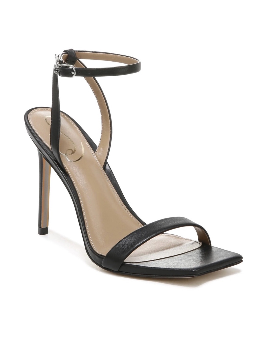 Sam Edelman Orchid Sandals - Black Leather